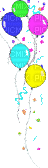 Birthday Balloons - GIF animate gratis