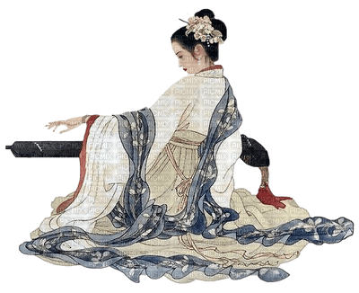 japońska kobieta - png grátis