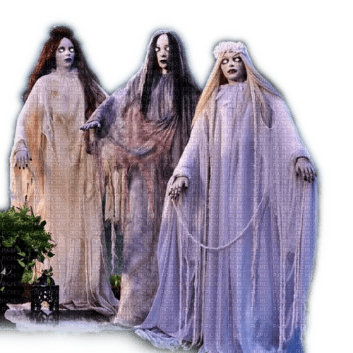 Rena Gothic Ghosts Women Frauen Halloween - PNG gratuit