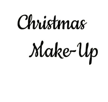 Christmas Make-Up Text - Bogusia - darmowe png