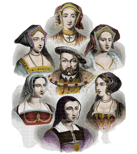 The wives of Henry VIII - Les femmes d'Henry VIII - gratis png