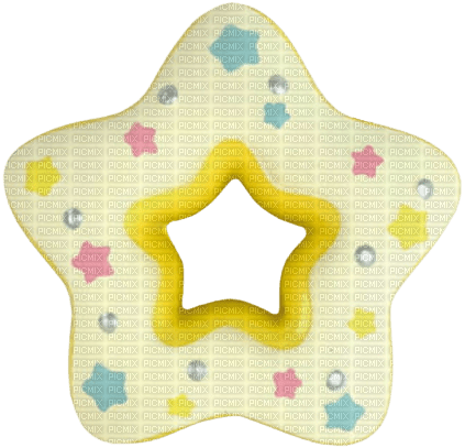 star donut squishy - nemokama png
