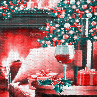 Y.A.M._New year Christmas background - GIF เคลื่อนไหวฟรี