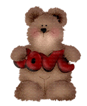 Kaz_Creations Deco Valentine Heart Love Teddy Bear - png grátis
