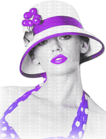 soave woman fashion summer hat vintage  black - фрее пнг