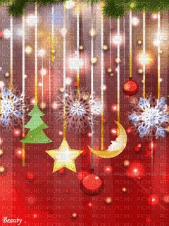 Noël.Christmas.Navidad.Fond.Background.New Year.Victoriabea - Animovaný GIF zadarmo