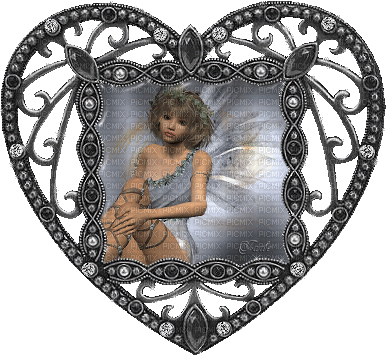 grey heart laurachan - Besplatni animirani GIF