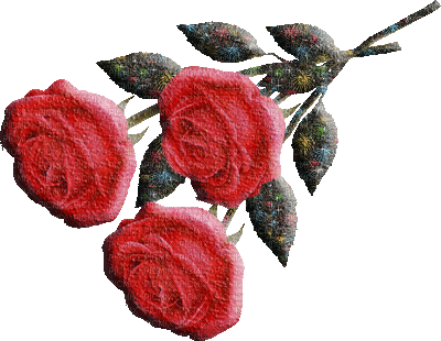 mozgó rózsa - Ilmainen animoitu GIF