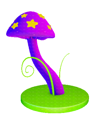 Nina mushroom - GIF animate gratis