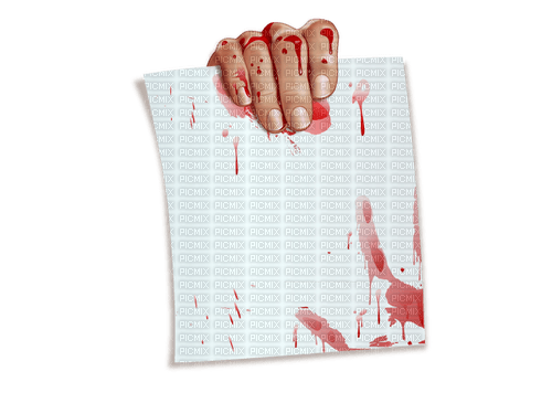bloody hand - Free PNG