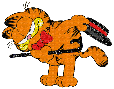 MMarcia gif Garfield - Ingyenes animált GIF