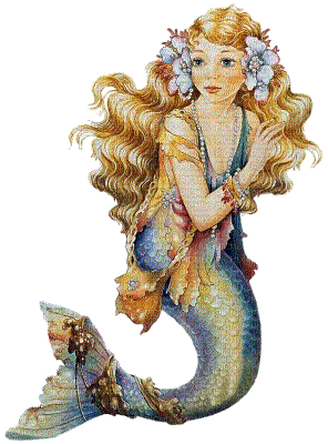 mermaid child bp - Gratis geanimeerde GIF
