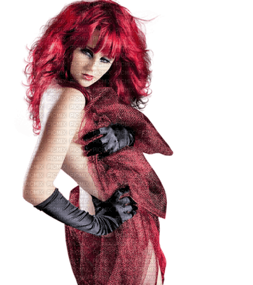 Kaz_Creations Woman Femme Redhead - PNG gratuit