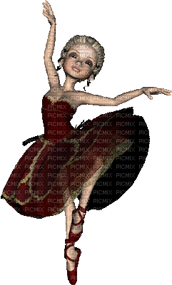 Bailarina - Animovaný GIF zadarmo