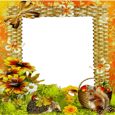autumn frame by nataliplus - PNG gratuit