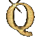 Kaz_Creations Alphabets Glitter Sparkle Letter Q - Безплатен анимиран GIF