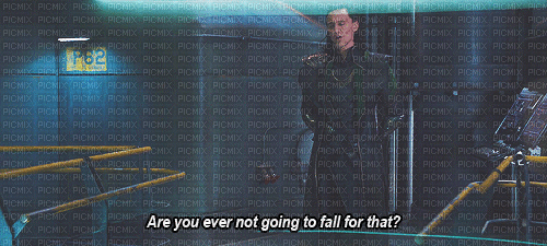 Loki - Are you ever not going to fall for that? - Gratis animerad GIF