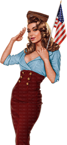 Independence Day USA  Woman - Bogusia - gratis png