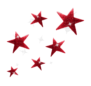 Sterne, Rot, Stars, red - Безплатен анимиран GIF