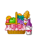 fruit and veggie basket - Бесплатный анимированный гифка
