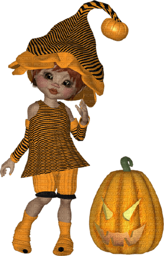 Kaz_Creations Dolls-Halloween - png grátis