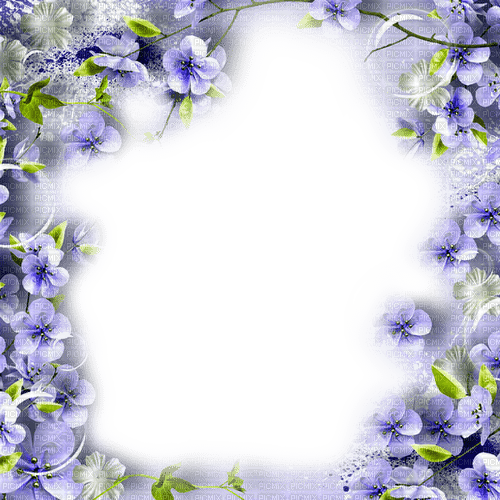 Frame.Blue - By KittyKatLuv65 - png gratuito