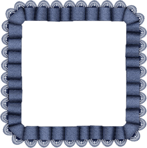 Denim and Lace frame - 免费PNG