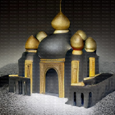 Black and Gold Palace - Free PNG