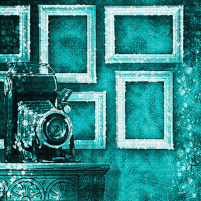 soave background  animated room vintage photo teal - 免费动画 GIF