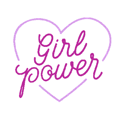 Girl Power.8 March.Women's Day.Victoriabea - GIF animado gratis