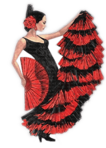 Rena Flamenco Tänzerin Frau Woman Tanz - Free PNG