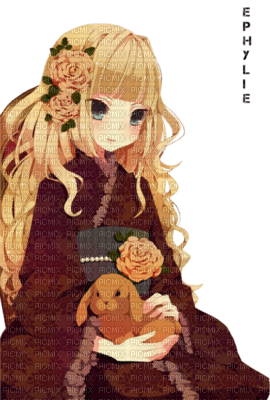 Fille blonde - 免费PNG