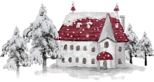 Winter House Home Church - PNG gratuit