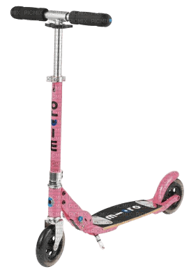 Trottinette rose scooter - gratis png