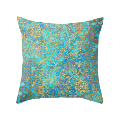turquoise pillow - PNG gratuit