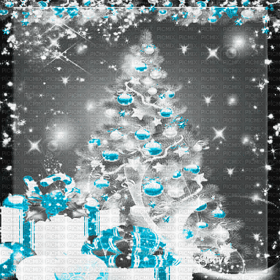 soave background animated  christmas winter tree - 免费动画 GIF