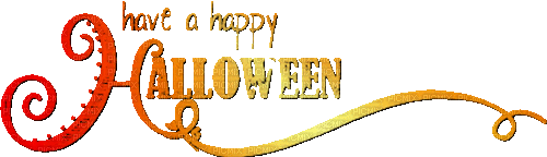 text halloween - Darmowy animowany GIF