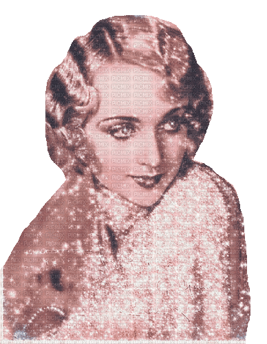 woman glitter vintage animated dolceluna - Gratis geanimeerde GIF