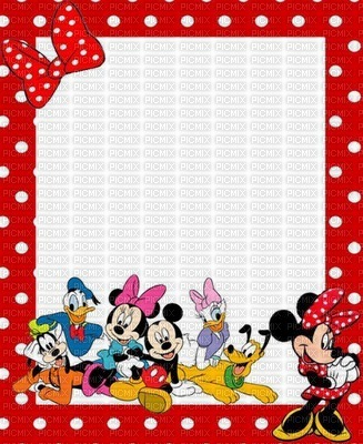 image encre couleur Minnie Mickey Disney anniversaire dessin texture effet edited by me - png gratis