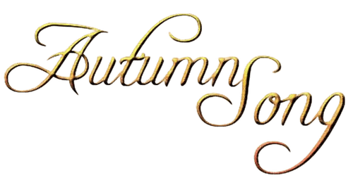Autumn Song Text - Bogusia - png gratis