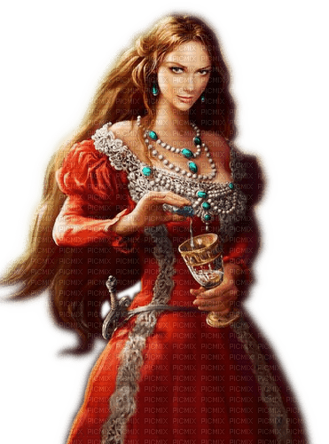 Rena G'irl Woman Giftmischerin red Fantasy - kostenlos png
