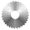 spinning razor blade - GIF animé gratuit