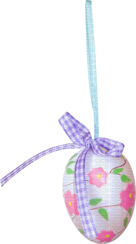 Hanging.Egg.Pink.Blue.Purple.White - png gratuito