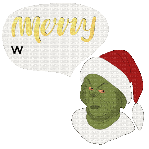 Grinch - Merry Whatever - GIF animate gratis