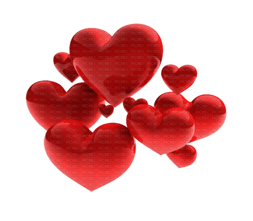 red hearts Bb2 - nemokama png