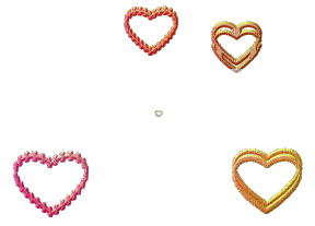 kiss hearts - Bezmaksas animēts GIF