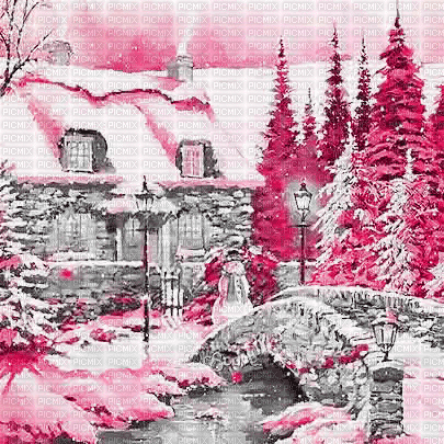 soave background animated winter christmas vintage - 免费动画 GIF