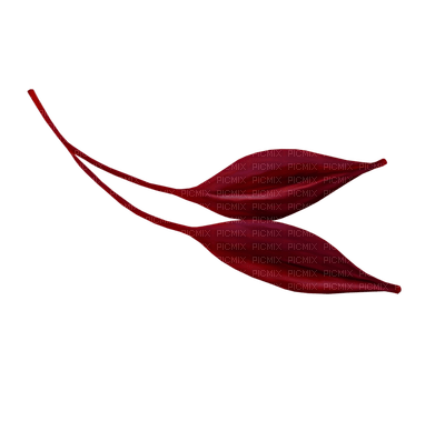 minou-red-leafs - gratis png