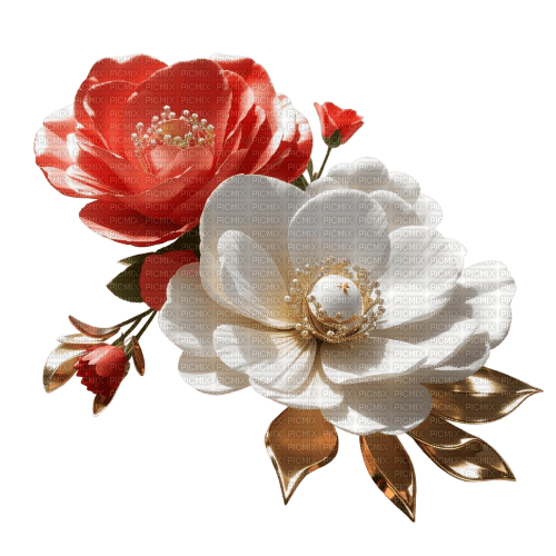 Flower vintage  christmas rox - 無料png