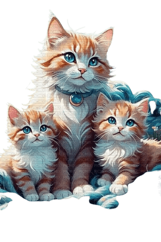 Cat painting - 免费PNG